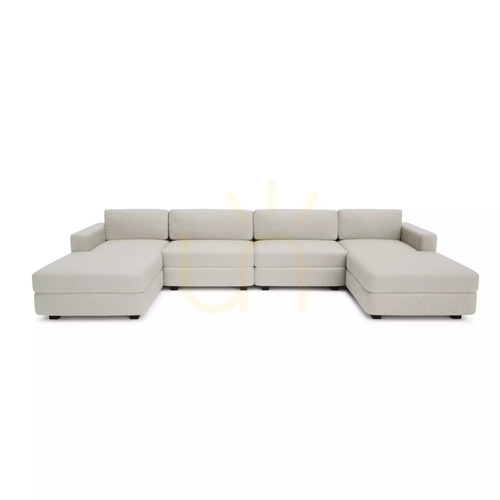 Verifica Canapea modulară GRACIA – în formă de U, 180 x 360 x 180 cm – canapea City în nuanță crem-bej