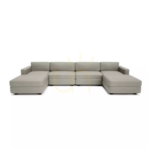 Canapea modulară GRACIA – în formă de U, 180 x 360 x 180 cm – Canapea City bej-gri small 0