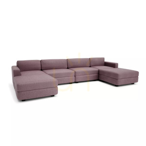 Canapea modulară GRACIA – în formă de U, 180 x 360 x 180 cm – roz pal, City Sofa small 2