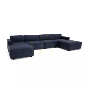 Canapea modulară GRACIA – în formă de U, 180 x 360 x 180 cm – Canapea „Dark Blue City” small 2