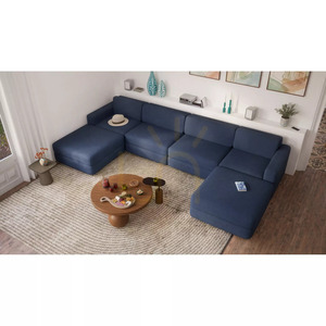 Canapea modulară GRACIA – în formă de U, 180 x 360 x 180 cm – Canapea „Dark Blue City” small 5