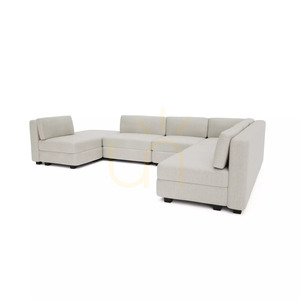 Canapea modulară GRACIA – în formă de U, 160 x 340 x 230 cm – Canapea City crem-bej small 3