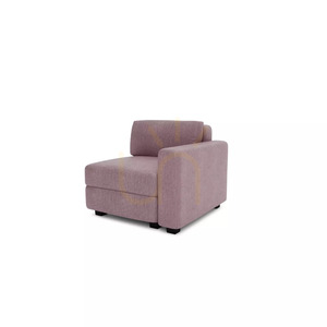 Canapea modulară GRACIA – Modul de capăt – Culoare roz pal de la City Sofa small 3