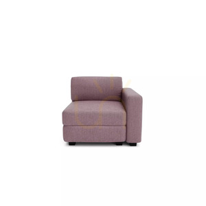 Canapea modulară GRACIA – Modul de capăt – Culoare roz pal de la City Sofa small 0