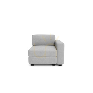 Canapea modulară GRACIA – Modul de capăt – Canapea City, gri small 0