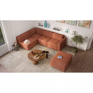 Canapea modulară GRACIA – Modul simplu – Culoare teracotă de la City Sofa small 6