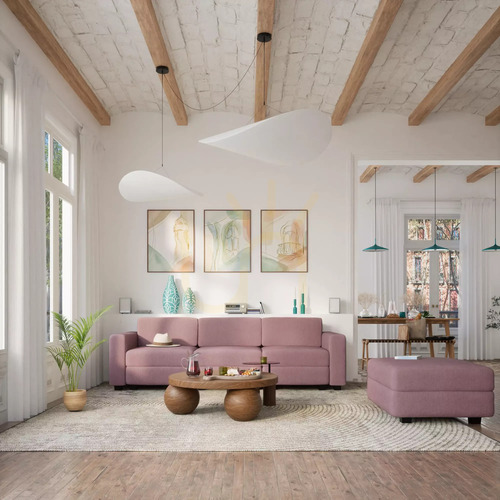 Verifica Canapea modulară GRACIA – Modul simplu – Culoare roz pal de la City Sofa