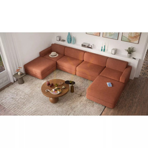Canapea modulară GRACIA – Modul simplu mare – Culoare teracotă de la City Sofa small 12