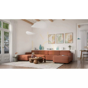 Canapea modulară GRACIA – Modul simplu mare – Culoare teracotă de la City Sofa small 13