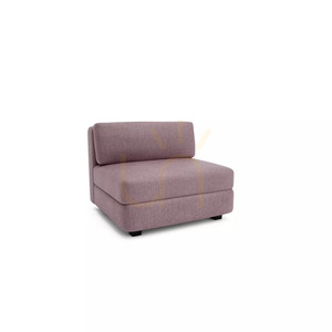 Canapea modulară GRACIA – Modul individual mare – Culoare roz pal de la City Sofa small 2