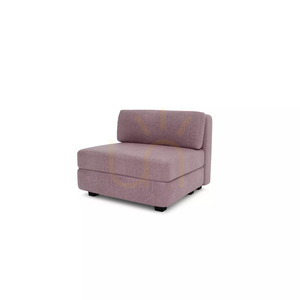 Canapea modulară GRACIA – Modul individual mare – Culoare roz pal de la City Sofa small 3