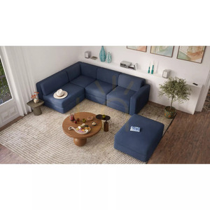 Canapea modulară GRACIA – Modul simplu mare – Canapea City albastru închis small 6