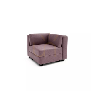 Canapea modulară GRACIA – Modul de colț – Culoare roz pal de la City Sofa small 2