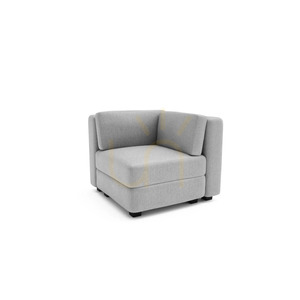 Canapea modulară GRACIA – Modul de colț – Canapea City, gri small 2