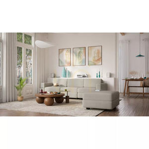 Canapea modulară GRACIA – Modul otoman – Canapea City bej și gri small 7