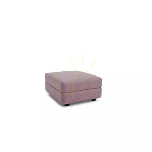 Canapea modulară GRACIA – Modul otoman – Culoare roz pal de la City Sofa small 2