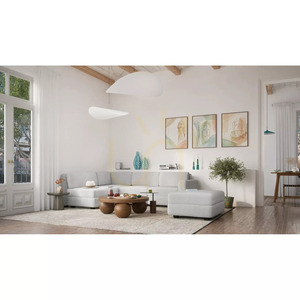 Canapea modulară GRACIA – Modul otoman – Canapea City gri small 9