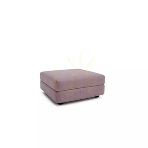 Canapea modulară GRACIA – Modul otoman mare – Culoare roz pal de la City Sofa small 2