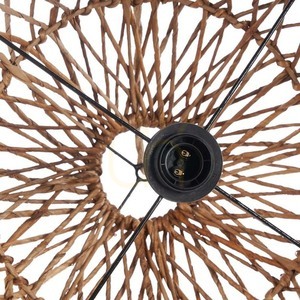 Abajur pentru lustră suspendată Bazar Bizar XIOMARA S, frunză de banan împletită, natural, ø20 cm small 4