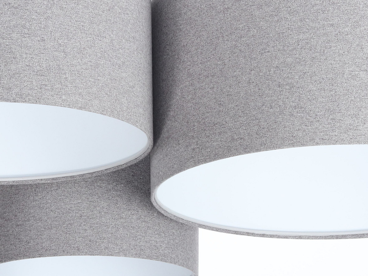 Afişa Clasic Elements 60W E27 lampă de tavan din pâslă gri / alb Clasic Elements 60W E27 lampă de tavan din pâslă gri / alb