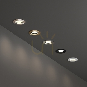 Spot încastrat Ideallux Jazz negru metal GU10 Ø7,3 cm 243818 small 2