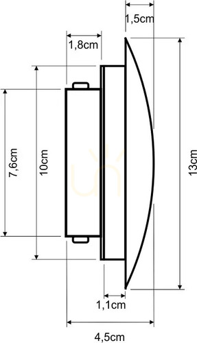Verifica Aplică de perete Sigma DROP LED alb 41563