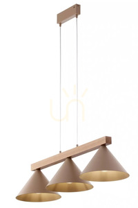 Lampă suspendată Sigma DECO 3 bej cald/maro deschis 41633 small 3