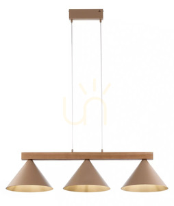 Lampă suspendată Sigma DECO 3 bej cald/maro deschis 41633 small 0