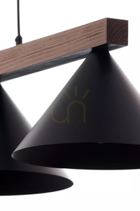 Lampă suspendată Sigma DECO 3 negru/maro închis 41634 3 Lampă suspendată Sigma DECO 3 negru/maro închis 41634 small 3