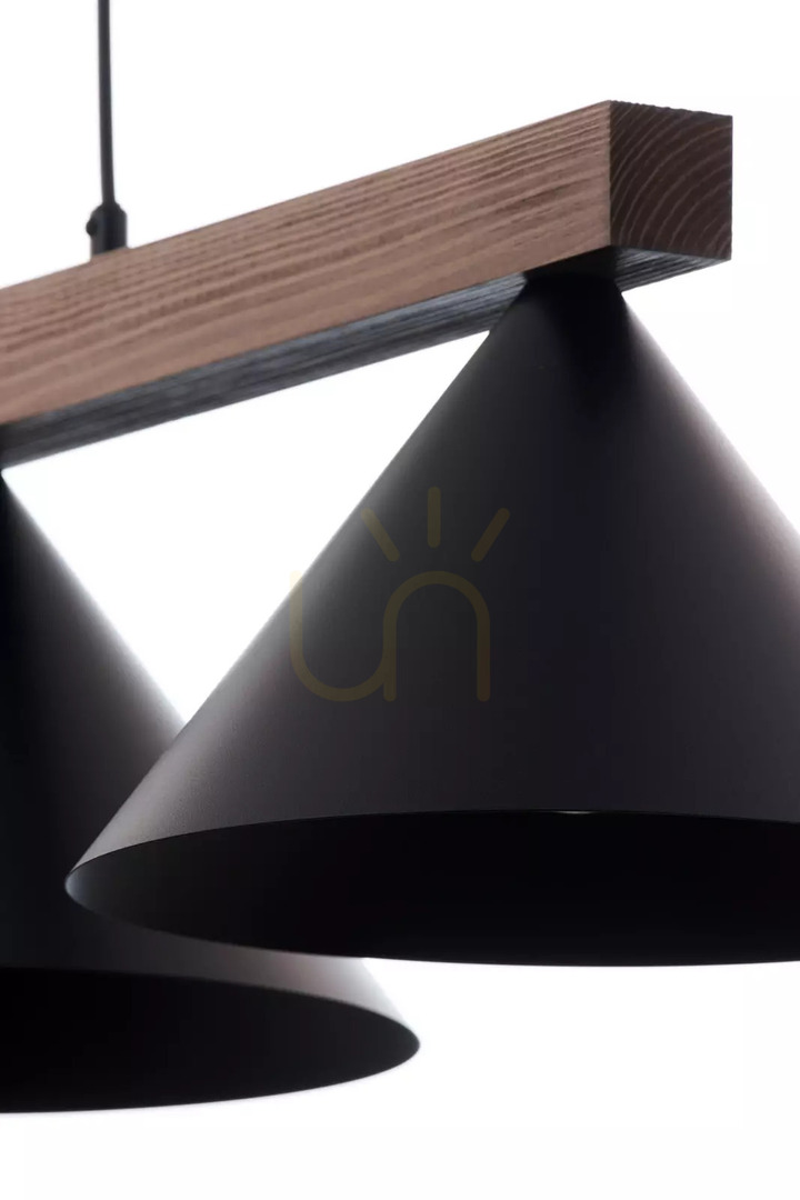 Afişa Lampă suspendată Sigma DECO 3 negru/maro închis 41634 Lampă suspendată Sigma DECO 3 negru/maro închis 41634