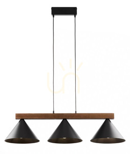 Lampă suspendată Sigma DECO 3 negru/maro închis 41634 0 Lampă suspendată Sigma DECO 3 negru/maro închis 41634 small 0