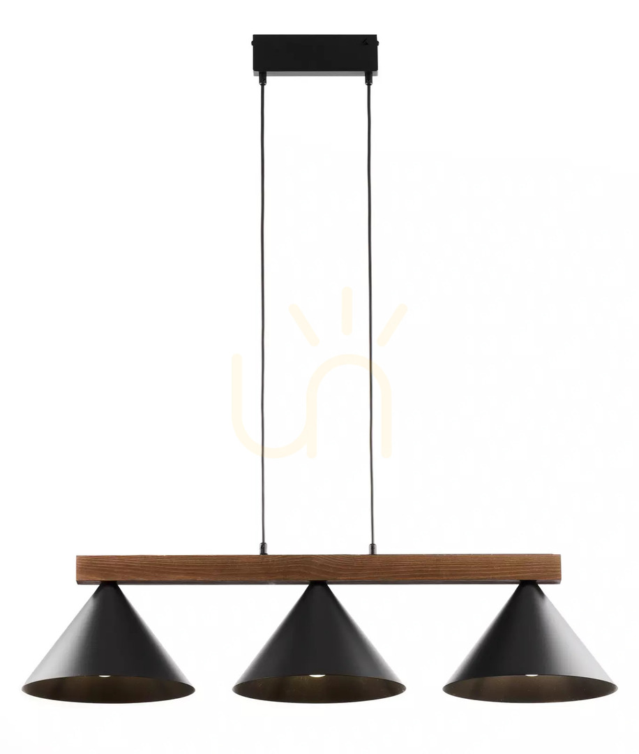 Verifica Lampă suspendată Sigma DECO 3 negru/maro închis 41634 Lampă suspendată Sigma DECO 3 negru/maro închis 41634