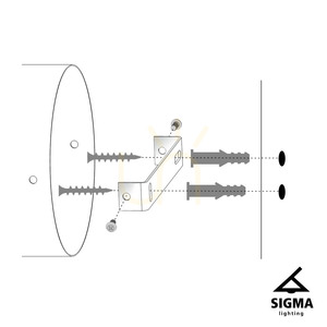 Aplică de perete Sigma TES auriu 33635 small 1