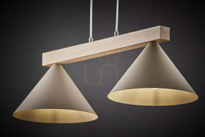 Lampă suspendată Sigma DECO 2 bej cald/maro deschis 41811 small 1