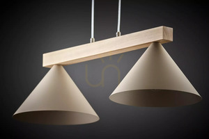 Lampă suspendată Sigma DECO 2 bej cald/maro deschis 41811 small 2