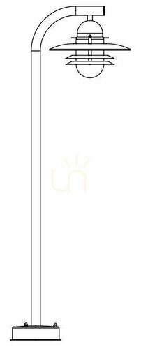 Verifica Stâlpișor de iluminat Norlys Oslo 245CS, finisaj oțel corten, E27, IP55, 118 cm