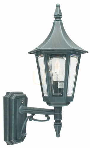 Verifica Rimini 259BG Verde E27 NORLYS Aplică de perete pentru exterior