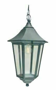 Verifica Modena 381A/BG Verde E27 NORLYS Lampa suspendată pentru exterior