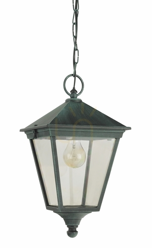 Verifica Londra 481A/BG Verde E27 NORLYS Lampa suspendată pentru exterior
