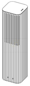 Stâlpișor de iluminat NORLYS Astrid 2220GR culoare grafit, LED 14,6 W 4000 K, 55 cm small 0