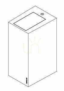 Aplică de exterior NORLYS Lillehammer 2292GB gri bej, LED 4,5 W 2700 K, lumină în jos small 0
