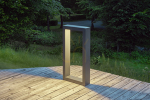 Stâlpișor de iluminat LED Hellvik 2416GR 85 cm, 11,9 W, 3000 K, DALI-2, grafit, NORLYS small 1