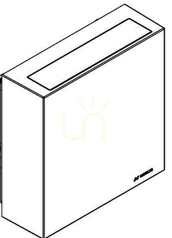Verifica Aplică de perete pentru exterior cu LED-uri Nora 2464CS, de culoarea ruginii, de la NORLYS