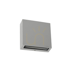 Aplică de exterior LED NORLYS NORA 2472, 15,3 W, 4000 K, DALI2, lumină sus/jos, gri deschis RAL 9006 small 1