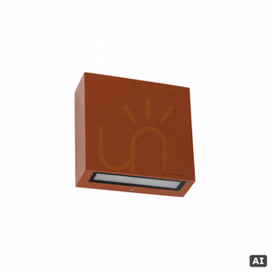 Aplică de exterior NORLYS Nora 2474CB maro cupru, LED 15,3 W 2700 K DALI2, lumină sus-jos small 0
