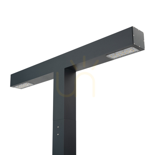 Verifica Lanterna de grădină Trelleborg 2617GR cu LED-uri, de culoare gri, din seria NORLYS