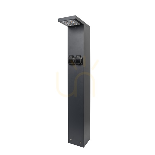 Verifica Stâlp de iluminat Skara 2954GR cu LED-uri, culoare gri, model NORLYS