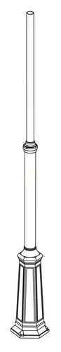 Verifica Stâlp de iluminat NORLYS Lamppost verde aluminiu 220 cm 3010BG