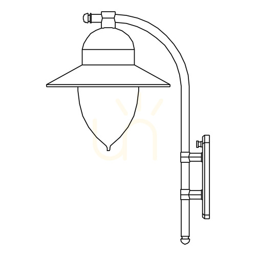 Verifica Aplică de perete pentru exterior Como 3030BD Gold E27 NORLYS