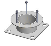 Adaptor de montaj NORLYS 3087 pentru stâlpișori Egersund și Stavanger, zincat termic small 0